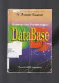 Konsep dan Perancangan Database : Buku pegangan kuliah